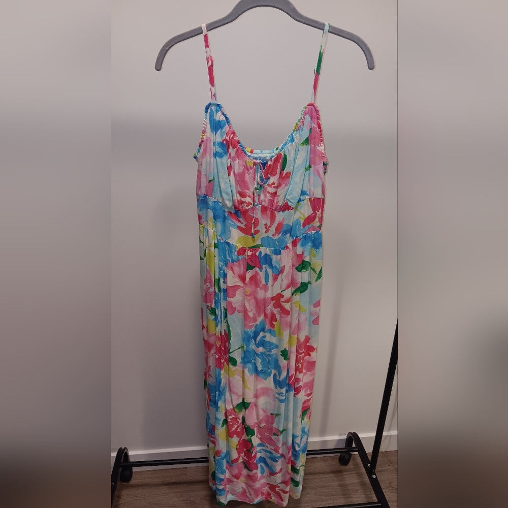 Old Navy Colorful Floral Dress